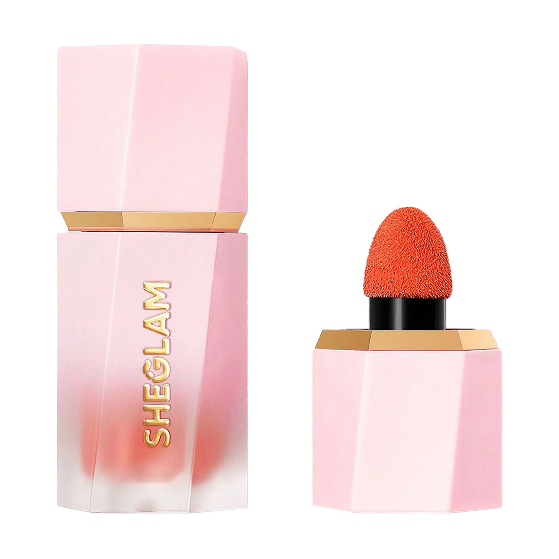 Рідкі матові рум'яна для обличчя Sheglam Color Bloom Matte Liquid Blush, Orange Peel, 5.2 мл